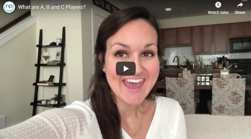 What are A, B and C Players?